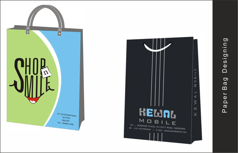 Paper Bag Packaging Designing